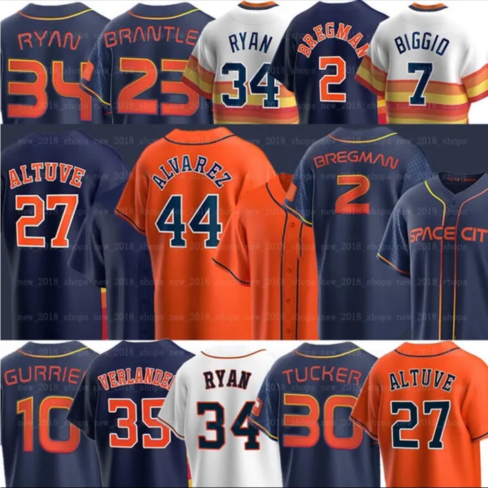 Astros team Jerseys $55 $65 for custom and old school